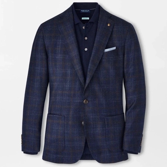 Peter Millar Other - NWT PETER MILLAR CROWN CRAFTED CASHMERE SILK WOOL HALF LINED SPORT COAT 40